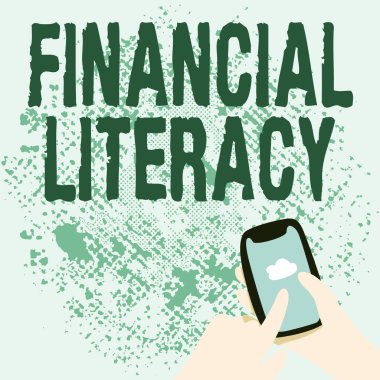 Mali Edebiyat 'ı sunan metin başlığı. İş fikri paranın nasıl işlediği konusunda anlaşılabilir ve bilgili Soyut Yayılma İletisi Çevrimiçi, Küresel Bağlantı Kavramları