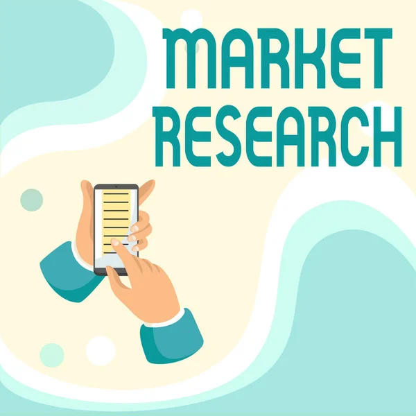 Text sign showing Market Research. Internet Concept The acttion of gathering information about consumers Abstract Spreading Message Online, Global Connectivity Concepts — Foto Stock