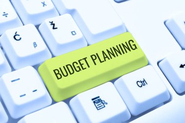 Kavramsal manşet Bütçe Planlama. İş yaklaşımı Çevrimiçi Ağ Protokolleri Yazma, Yeni Güvenlik Duvarı Programı Oluşturma Geçerli ve gelecekteki harcamalar hakkında yazılı açıklama