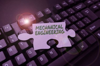 Makine Mühendisliği işaretini gösteren ilham. Tasarım Üretim Kullanımı, Soyut Yazım Belgeleri, Yepyeni Kitap Oluşturma