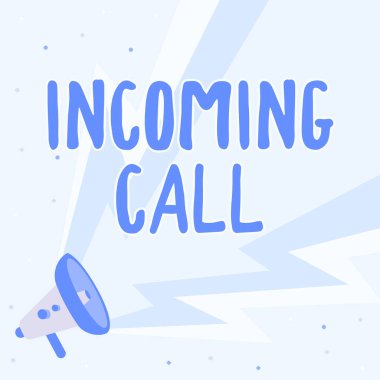 Gelen Arama 'yı göster. Gelen Gelen Arayan Arayan Kimlik Telesekreteri Vidcall Megaphone Çizim Projesi Yıldırım Yapımı Duyurusu.