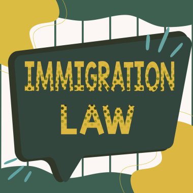 Kavramsal Göçmenlik Yasası. Bir vatandaşın kavramsal fotoğraf göçü, Boş Büyük Sohbet Kutusunun Reklamını Beklemek İçin Seyahat Resimlerinde yasal olacaktır..