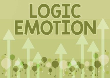 Kavramsal Mantık Duygusu. İş dünyası, hoş olmayan duygular, gökyüzüne doğru süzülen uzun bir okun makul zihin resmine dönüştü.