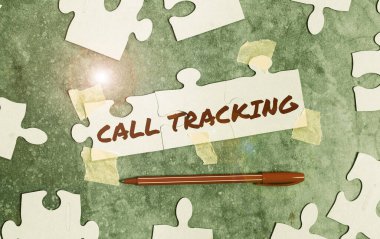 Arama İzleme sunan metin başlığı. İş yaklaşımı Organik Arama Motoru Dijital Reklam Dönüştürme Göstergesi Tamamlanmamış Beyaz Yapboz Örnekleri Eksik Parçalı Bulmaca