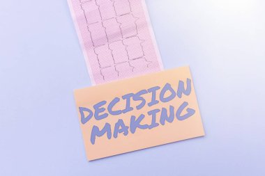 Kavramsal manşet karar verme. İş genel değerlendirmesi Grafik Okuma ve Önemli Tıbbi Notlar Test Sonuçları Analizi 'ni Yazma ve Yazma olasılıkları arasında karar verme eylemi