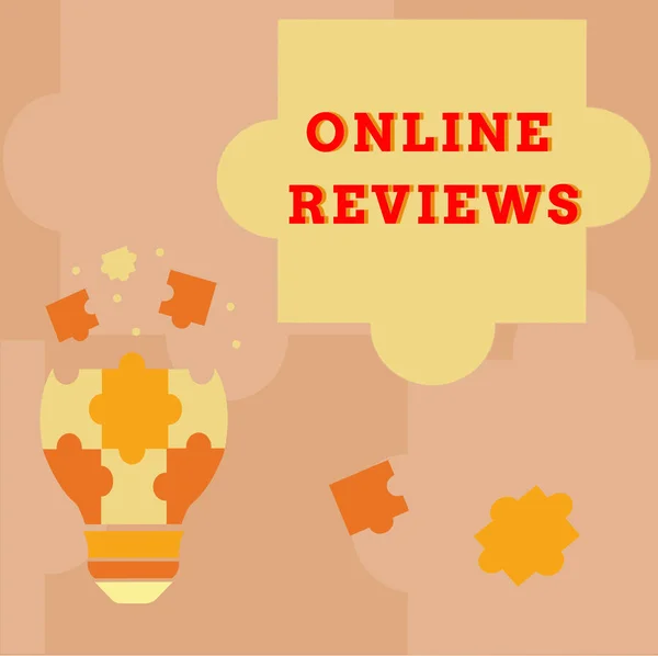 Online Reviews el yazısı. İş yaklaşımı Değerlendirme Müşteri geri bildirimi Soyut Beyin Fırtınası Sorunu ve Çözümü, Dikkatli Düşünme Konsepti web sitesinde yayınlandı — Stok fotoğraf