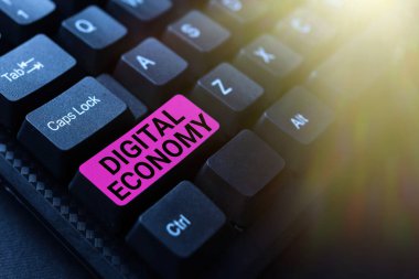 Kavramsal görüntü Dijital Ekonomi. Yeni Akademik Dersler Yazarak, Ders Planları Oluşturarak, Yeni Fikirler Yazarak, Yeni Fikirler Yazarak,