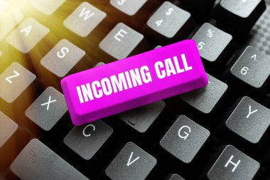 Gelen Arama ilhamını gösteren mesaj. İş konsepti Alınan Arama Kimliği Sesli Mesaj Vidcall Yeni Programlama Kodları Girme, Duygusal Kısa Hikayeler Yazma