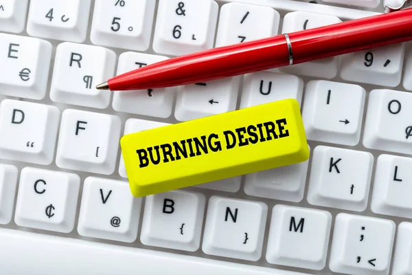Inspiration showing sign Burning Desire. Concept meaning Extremely interested in something Wanted it very much Creating New Programming Guidebook, Typing Program Source Codes