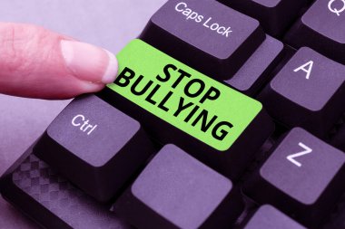 El yazısı metni. Kabadayılığı bırak. İş konsepti Kavgası Bu Agresif Kabul Edilemez Davranış Soyut Toplama İpuçları İnternet 'te, İnternet Fikirlerini Sunar