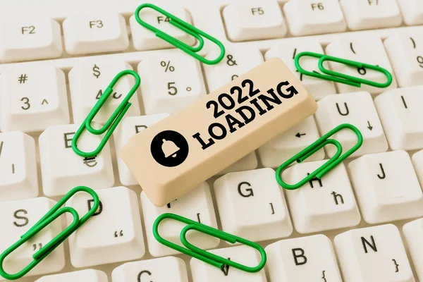 Conceptuele weergave 2022 Laden. Bedrijfsoverzicht Reclame het komende jaar Prognose van het toekomstige evenement Editing Internet Files, Filtering Online Forums, Web Research Ideas — Stockfoto