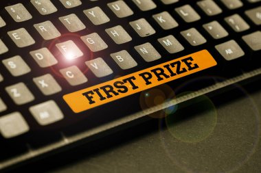 El yazısı birincilik ödülü. İş konsepti. En çok arzulanan ödül sadece Çevrimiçi Arkadaşlarla İlişki kuran, İnternet 'te Tanışmalar Yapan genel kazanana veriliyor.