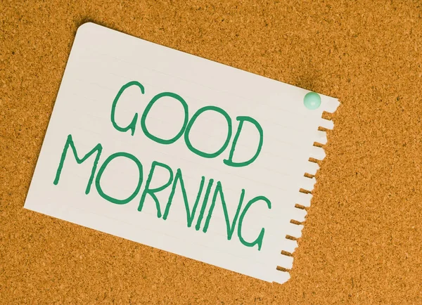 İlham, günaydın işareti gösteriyor. Mutlu gün mesajı ve bir gülümseme ile ilham verici ve sevgi dolu Okul Malzemeleri, Öğrenme Koleksiyonları, Yazma Aletleri,