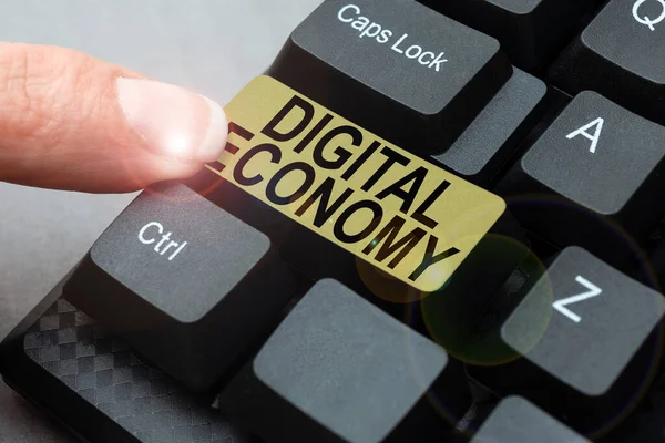 El yazısı metni Dijital Ekonomi. Çevrimiçi Dosyaların Silinmesi, Düzenlenmesi ve Düzenlenmesi gibi modern teknolojiler kullanılarak inşa edilen ekonominin iş dünyasındaki gelişimi