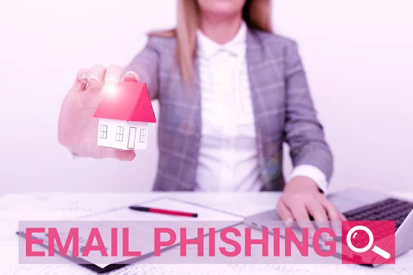 Email Phishing 'e ilham verdiğini gösteren bir metin. Kötü amaçlı yazılım dağıtan sitelere bağlanabilecek iş dünyası e-postaları. Genç bir bayan ya da iş kadını kredi hesaplaması ya da kredileri ya da Orexpences — Stok fotoğraf