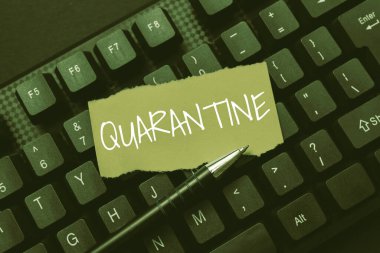 Mesaj işareti karantinayı gösteriyor. İş fikri, kişinin faaliyetlerine veya Soyut Yazma Yeni Film Betiği Taşımacılığına kısıtlama, Motivasyonel Konuşma Oluşturma