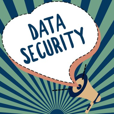 Veri Güvenliği kavramsal başlık. 