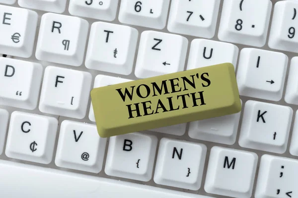 Conceptual caption Women S Health. Internet Concept Women s is physical health consequence avoiding illness Connecting With Online Friends, Making Acquaintances On The Internet