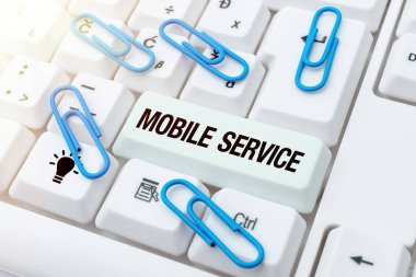 El yazısı cep telefonu servisi. Mobil ve arazi istasyonları arasındaki radyo iletişim aracı kavramı Yazılı Fantezi Kısa Hikayesi, Yazılı Online Memorandum