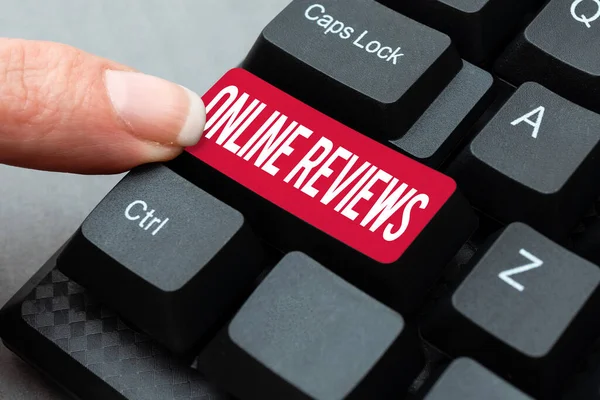 Έμπνευση δείχνει σημάδι Online Reviews. Επισκόπηση επιχειρήσεων Αξιολόγηση προϊόντων Τα σχόλια των πελατών δημοσιεύουν στην ιστοσελίδα Αφηρημένη Μεταγραφή Online Data, Αποστολή και Παραλαβή Emails Παγκοσμίως — Φωτογραφία Αρχείου