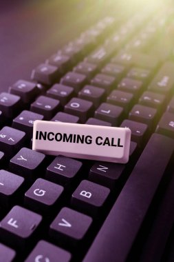 Gelen Arama metni yazılıyor. Gelen İş Fikri Gelen Arama Kimliği Sesli Mesaj Vidcall Vidcall Veri Girdisi Oluşturma ve Yazma Görevleri, Çevrimiçi Satış Web Sitesine Gönderme
