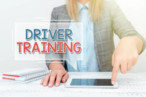 Writing displaying text Driver Training. Business showcase prepares a new driver to obtain a driver s is license Presenting Business Plan And Designs, Smartphone Voice And Video Calling