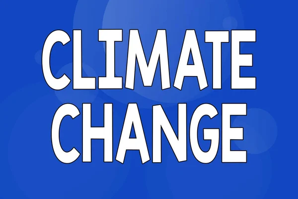 Conceptual display Climate Change. Business concept Increase in global average temperature Weather transformation Line Illustrated Backgrounds With Various Shapes And Colours. — Stockfoto