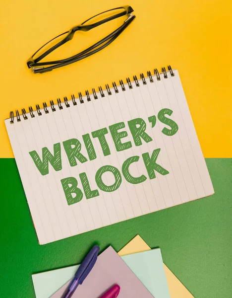 Handwriting text Writer S Block. Business overview Condition of being unable to think of what to write Flashy School Office Supplies, Teaching Learning Collections, Writing Tools,