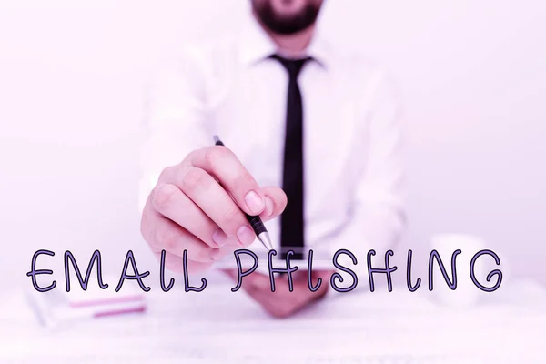Kavramsal başlık Email Phishing. Kötü amaçlı yazılım dağıtımı yapan web sitelerine bağlanabilecek ticari vitrin e- postaları İletişim Teknolojisi Akıllı Telefon Sesi ve Video Çağrısı — Stok fotoğraf