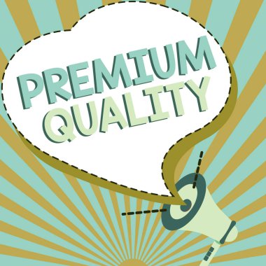 Premium Quality metin gösterimi yazılıyor. İşletme yaklaşımı, en yüksek standartlara ulaşan bir marka Yüksek Sesli Megafon Hoparlörünün Yeni Duyurular Yapan İllüzyonu