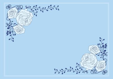 Renkli çiçekler ve ahenkli düzenlenmiş yeşilliklerle süslenmiş boş bir çerçeve. Boş Poster Sınırı Çevrili Çok Renkli Buket Düzenli Keyifle.