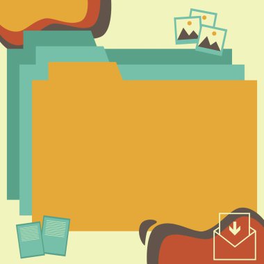 Web Tarayıcı İçinde Masaüstü Dizinleri Son Teknolojiyi Gösteriyor. Laptop Ekran Sunar Modern Otomasyon.