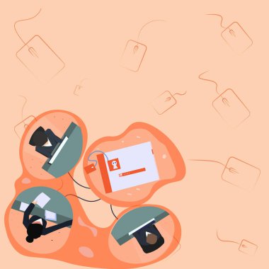 Üç Meslektaşın Ofis Görüşlerini Paylaşması Son Proje Planı Fikirlerini Sunuyor. En Yeni Görevleri Yöneten Gelecek Stratejilerini Tartışan Ortaklar.