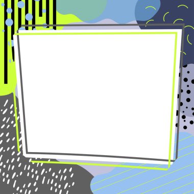 Metin çerçevesi çeşitli çiçek kalpleriyle ve yapraklarla çevrili. Farklı Papatyalar, Kalpler ve Ağaç Yaprakları ile Halkalı Yazma Çerçevesi