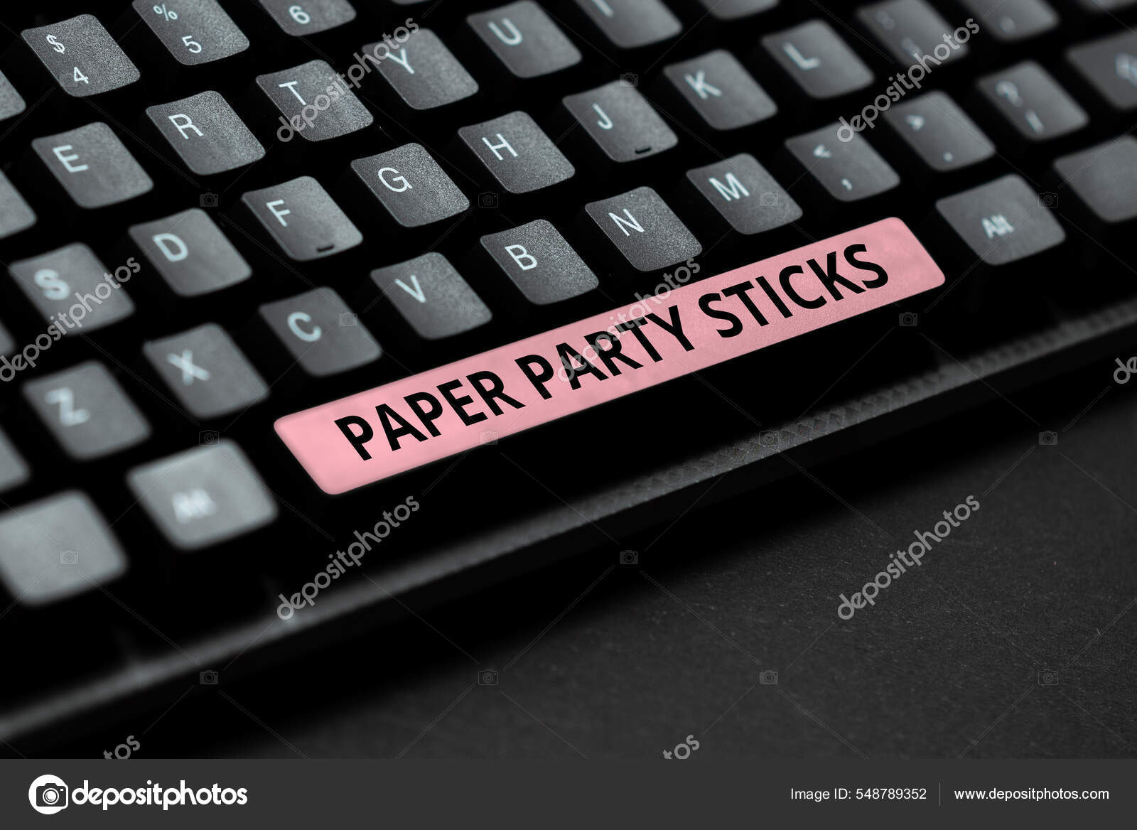 Концептуальная Подпись Paper Party Sticks. Обзор Бизнеса Жесткая.