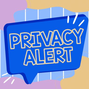 İlham veren Mahremiyet Alarmını gösteren metin. İş vitrini, kullanıcıyı Boş Büyük Chat Reklam Bekleme Kutusunun Resimlerini çalma riskine karşı uyarır.