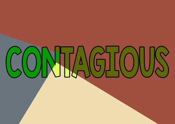 Εννοιολογική απεικόνιση Contagious. Ιντερνετ Concept μεταδίδονται από άμεση ή έμμεση επαφή με μολυσμένο πρόσωπο Γραμμή Εικονογραφημένα Backgrounds με διάφορες μορφές και χρώματα. — Φωτογραφία Αρχείου