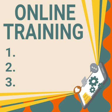 Çevrimiçi Metin Eğitimi. Kavram, bilgisayar tabanlı eğitim mesafesi ya da mobil öğrenim çizim paylaşım olumlu yorumları ve iyi konuşma baloncuğu anlamına gelir