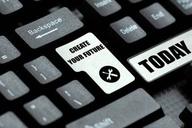 El yazısı işareti Geleceğini Yarat. Kavram demek Yeni Çevrimiçi Dükkan İşletmeleri, Ticari Mallar Listesi 'ni yaratmak için ne yapmak istediğinizi ve ne yapmak istediğinizi bilmek demek.