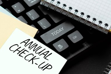 El yazısı metni, yıllık kontrol. Yıllık iş yaklaşımı, sağlık hizmeti sağlayıcısı Yazılı Belgeleri Çevrimiçi Yayınlayan, Uzun Dönem Sözleşmesi Yazan bir sağlık ziyareti ile üreme sağlığı ziyareti