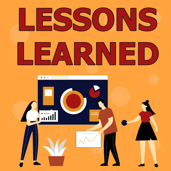 Esinlenilmiş Dersler 'i gösteren metin. İş yaklaşımı, deneyimlerden elde edilen bilgi paylaşımını teşvik eder ve beceri Geliştirme için Fikirlerin Birlikte Paylaşılmasına Yardım Eder.