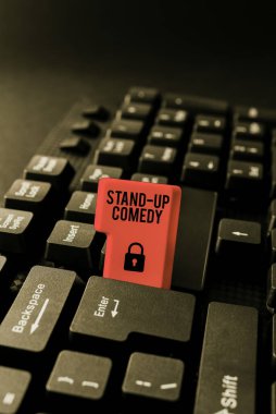 El yazısı, stand-up komedisi. Canlı seyirci önünde canlı yayında Komedyen performansı üzerine yazılan Sözcük Yazma Ürün Başlığı ve Açıklamaları, Önemli Veri Kodlarına Giriş