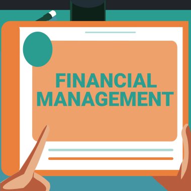 Finansal Yönetim ilhamını gösteren bir metin. Yeni İnanılmaz Fikirler İçin Büyük Tablet Arama Planları Kullanılarak Para ve Fon Resimlerini Yönetmenin Etkili ve etkili bir yolu