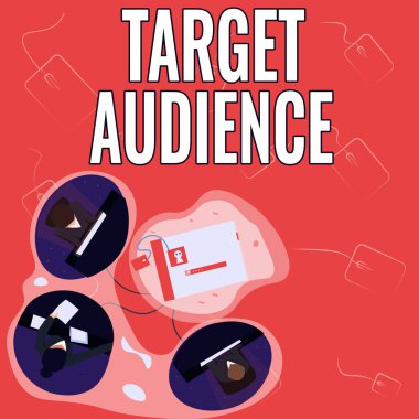 Metin başlığı Hedef Seyirciyi temsil ediyor. İş konsepti kategorisinde, Yeni Proje Planını Gösteren Ofis Paylaşımı Düşünceleri Toplantısı.