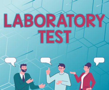 İşaret Laboratuvarı Testi 'ni gösteren ilham. Test edilen maddelerden tıbbi teşhisin belirlenmesine ilişkin bir kelime Ortaklar Sohbet Bina Yetenek Geliştirme için Yeni Harika Fikirler.