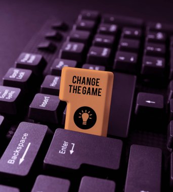 Kavramsal başlık Oyunu Değiştir. Çevrimiçi Arkadaşlarla Bağlanmak, İnternet 'te Tanışmak gibi kaba strateji planlama sürecindeki iş konsepti ayarlamaları