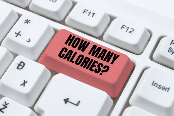 Teks yang menunjukkan inspirasi How Many Calories Question. Ide bisnis menanyakan berapa banyak energi yang bisa didapat tubuh kita dari itu Pemrogram Abstrak Mengetik Kode Antivirus, Mengetik Kode Awakutu — Stok Foto