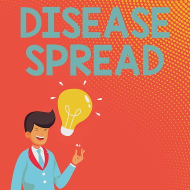 Metin işareti hastalığın yayıldığını gösteriyor. Bir viral ajanın birey aracılığı ile doğrudan nakledilmesi. Centilmen Çizen Centilmen Yeni Bir Fikir Ampulle Sunuluyor..