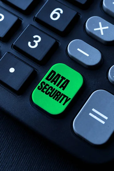 Text sign showing Data Security. Business idea Protected important personal data from unauthorized access Computer Engineering Concept, Abstract Repairing Broken Keyboard — Stock Photo, Image