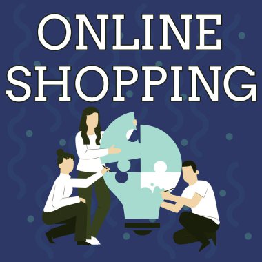 İnternetten ilham aldığını gösteren bir metin. İş genel değerlendirmesi, tüketicilere ürünlerini İnternet Çalışanları 'ndan satın alma olanağı sağlıyor. Birbirlerine Ampul Yapbozu Yapboz Yapıştırmada Yardım Ediyorlar.